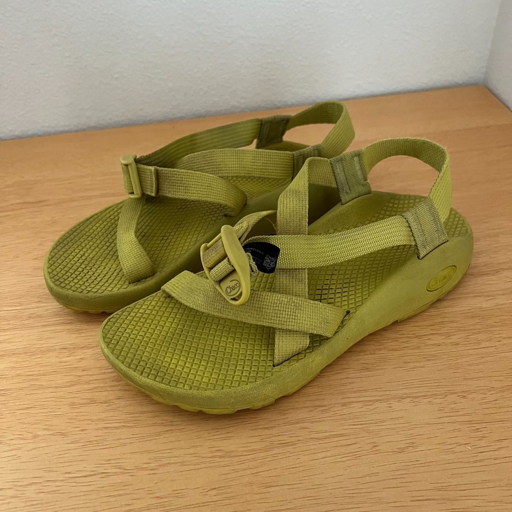 Chaco Z/1 Classic Women's Sandals Size 7 Chartreuse Green Adjustable Sport
